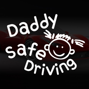 [히스엠] 말씀레터링(차량)- Safe Driving (Daddy)