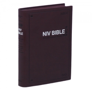 NIV BIBLE-중(Medium/Burgundy/무지퍼)