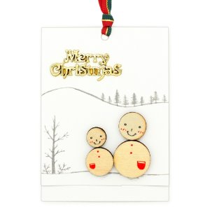 크리스마스 소원카드(5인세트)-눈사람